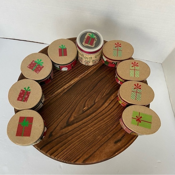 The Paper Studio Paper Mache Ornament Boxes Hobby Lobby Tiny Oval And Circle Box - Picture 2 of 15